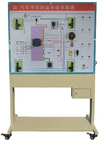 HY-QC612型汽車中控與防盜系統示教板